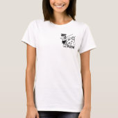 ピザ好き - ピザへの愛 - 手話 ILY オブセッション デザイン Tシャツ (正面)