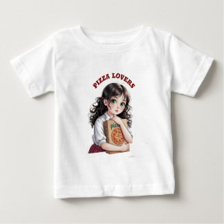 ピザ好き ベビーTシャツ