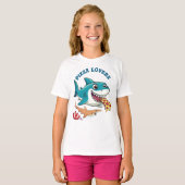 ピザ好き Tシャツ (正面フル)