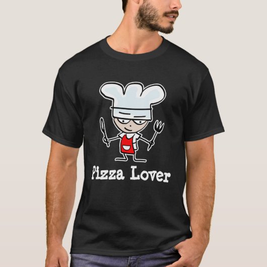 ピザ好きTシャツ Tシャツ (正面)