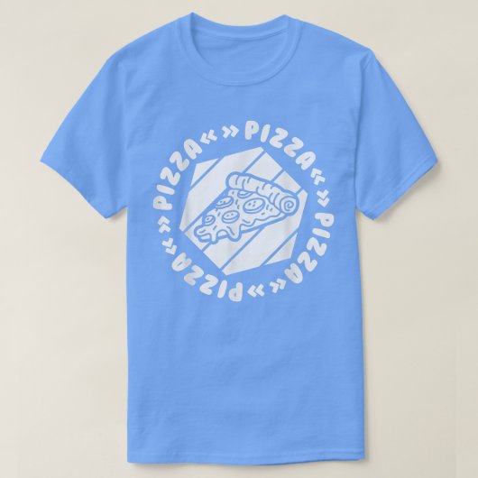 ピザ好きTシャツ Tシャツ (デザイン正面)