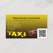 ピザ宅配便タクシーのピザタクシー 名刺 (裏面)