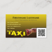 ピザ宅配便タクシーのピザタクシー 名刺 (裏面)