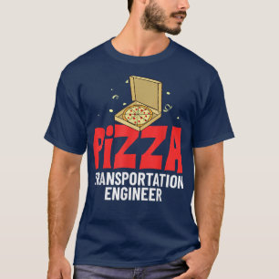 ピザ宅配業者を配送する食品配送業者 Tシャツ
