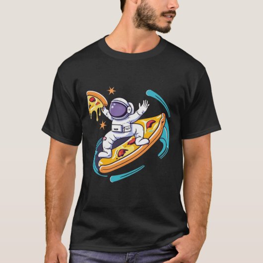 ピザ宇宙は愛 Tシャツ (正面)