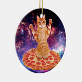 ピザ宇宙猫 セラミックオーナメント (右)