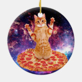 ピザ宇宙猫 セラミックオーナメント (裏面)