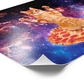 ピザ宇宙猫 フォトプリント            (角)
