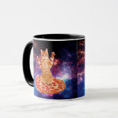 ピザ宇宙猫 マグカップ (正面左)
