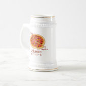 ピザ容積の数式= Pi*z*z*a ビールジョッキ (正面左)