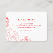 ピザ専用配送名刺 名刺 (裏面)