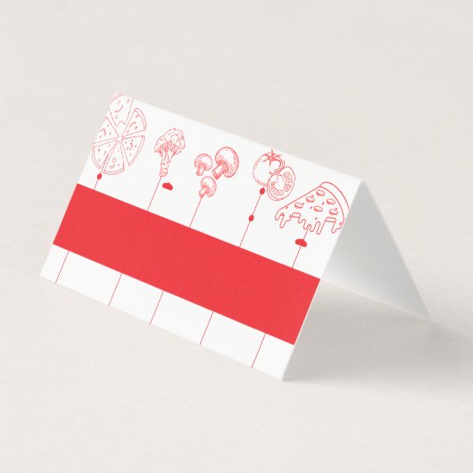 ピザ専用配送空白の座席表 (正面)