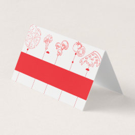 ピザ専用配送空白の座席表