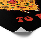 ピザ屋のピザ屋おもしろいに ポスター (角)