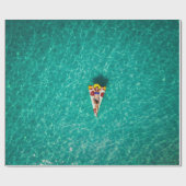 ピザ屋の女 ラッピングペーパー (フラット)