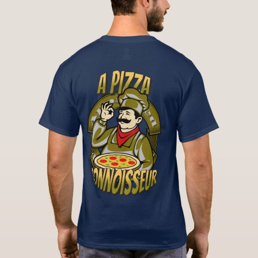 ピザ屋エレガントとカッコいい Tシャツ (裏面)