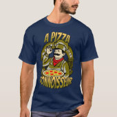 ピザ屋エレガントとカッコいい Tシャツ (正面)
