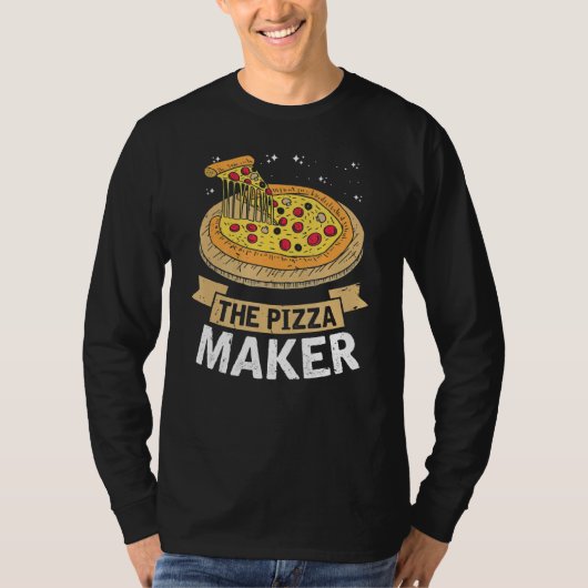 ピザ屋ファーストフードチーズクラストの愛 Tシャツ (正面)