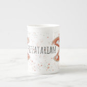 ピザ屋 ボーンチャイナマグカップ (正面)