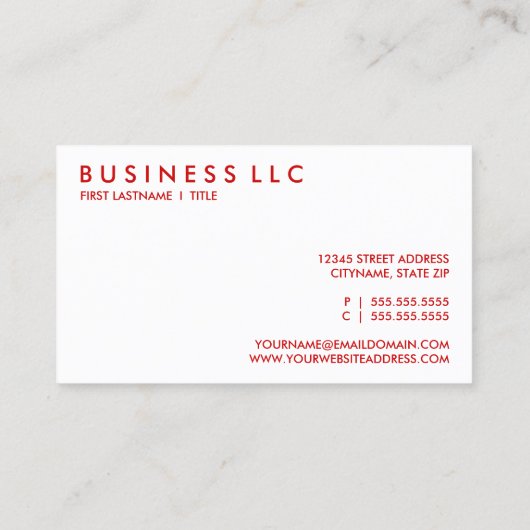 ピザ屋 名刺 (裏面)