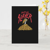 ピザ層 カード (黄色い花)