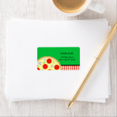 ピザ差出人住所ラベル ラベル (インサイチュ)