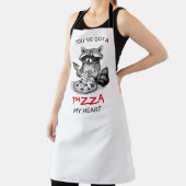 ピザ得を私のハート |ラクーン エプロン (インサイチュ)