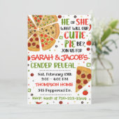 ピザ性別リビール招待状、性別リビール 招待状 (スタンド正面)