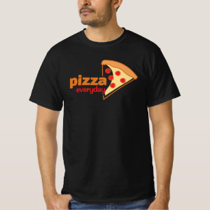 ピザ愛好家のためのピザ毎日Tシャツ Tシャツ