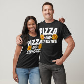 ピザ愛好家のための統計ギフト Tシャツ (ユニセックス)
