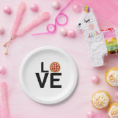 ピザ愛 ペーパープレート (パーティー)