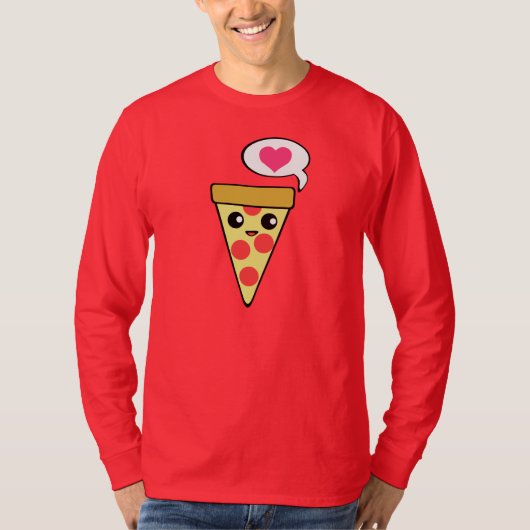 ピザ愛 Tシャツ (正面)