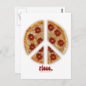 "ピザ戦争"の郵便はがきではなくを作って下さい ポストカード (正面/裏面)