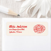 ピザ手引き特殊配送赤ちゃんシャワーおもしろい ラベル (インサイチュ)