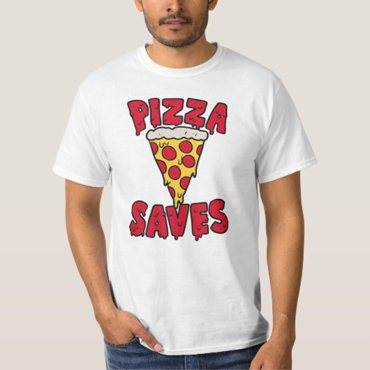 ピザ救 Tシャツ (正面)