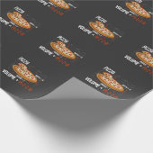 ピザ数学式物理科学グルメ ラッピングペーパー (角)