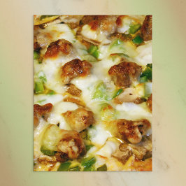 ピザ最高の・エバー ポストカード