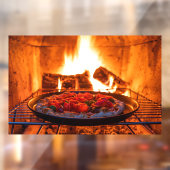 ピザ木焚きピザレンガオーブンのピザ屋 ウィンドウサイン (シート2)