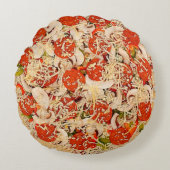 ピザ枕 ラウンドクッション (正面)