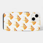 ピザ柄iPhoneケース iPhoneケース (裏面横)
