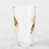 ピザ漫画のイラストレーション タンブラーグラス (左)