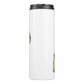 ピザ漫画のイラストレーション タンブラー (裏面)