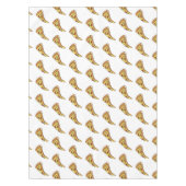 ピザ漫画のイラストレーション テーブルクロス (正面)