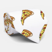 ピザ漫画のイラストレーション ネクタイ (ロール)
