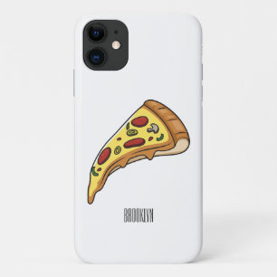 ピザ漫画のイラストレーション iPhone 11 ケース