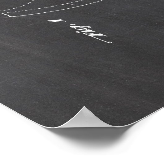 ピザ特許 ポスター (角)