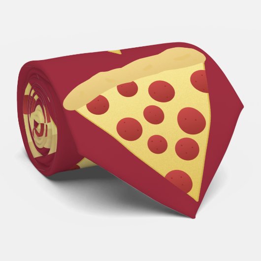 ピザ狂気 ネクタイ (ロール)