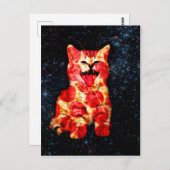 ピザ猫の宇宙 ポストカード (正面/裏面)