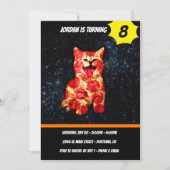 ピザ猫の宇宙 招待状 (正面)