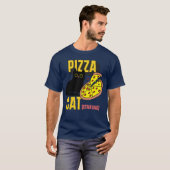 ピザ猫,飢え,猫ママ,猫好きTシャツ Tシャツ (正面フル)